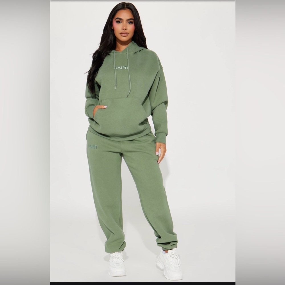 🔥Women's Green Sweatpants Suit